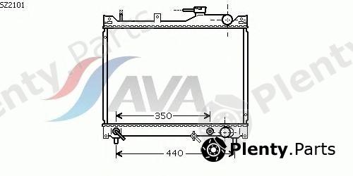  AVA QUALITY COOLING part SZ2101 Radiator, engine cooling
