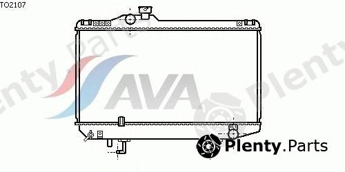  AVA QUALITY COOLING part TO2107 Radiator, engine cooling