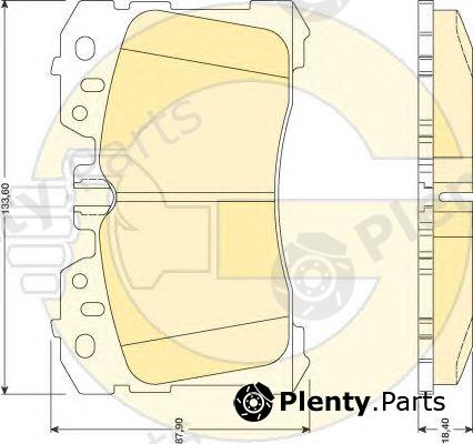  GIRLING part 6134739 Brake Pad Set, disc brake