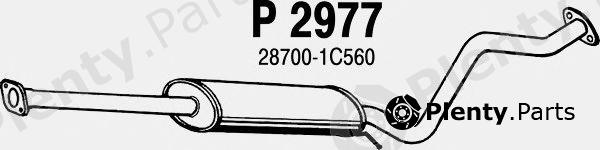  FENNO part P2977 Middle Silencer