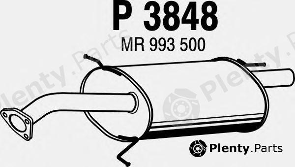  FENNO part P3848 End Silencer