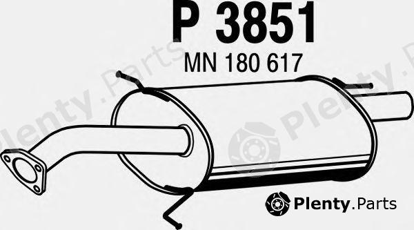  FENNO part P3851 End Silencer