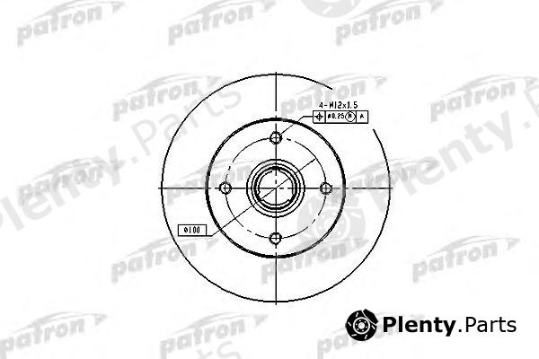  PATRON part PBD1529 Brake Disc