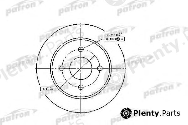  PATRON part PBD2623 Brake Disc