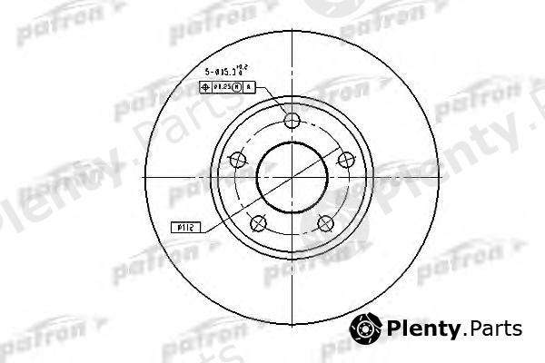  PATRON part PBD2650 Brake Disc