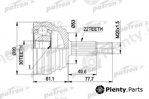  PATRON part PCV1009 Joint Kit, drive shaft