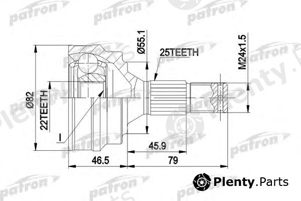  PATRON part PCV1015 Joint Kit, drive shaft
