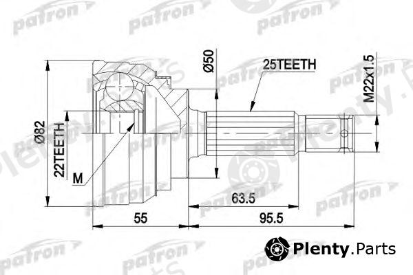  PATRON part PCV1026 Joint Kit, drive shaft