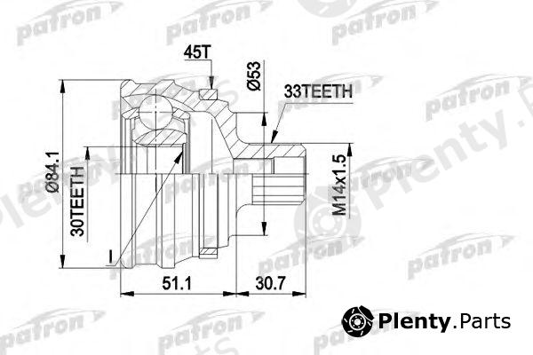  PATRON part PCV1122 Joint Kit, drive shaft