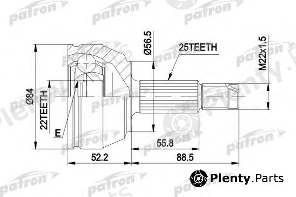  PATRON part PCV1125 Joint Kit, drive shaft