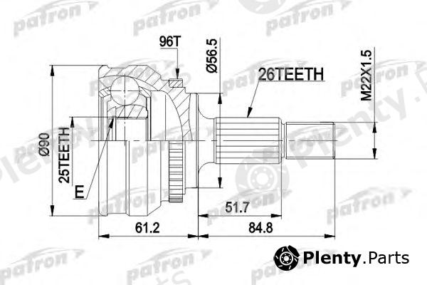  PATRON part PCV1127 Joint Kit, drive shaft