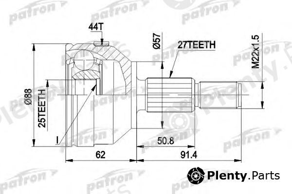  PATRON part PCV1200 Joint Kit, drive shaft