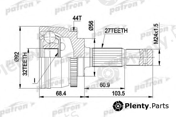  PATRON part PCV1349 Joint Kit, drive shaft