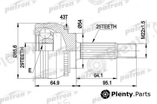  PATRON part PCV1385 Joint Kit, drive shaft