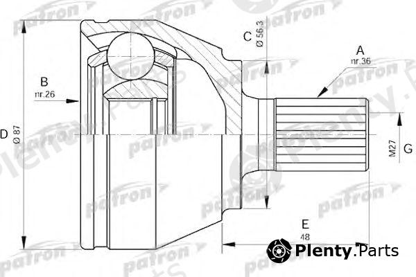  PATRON part PCV1510 Joint Kit, drive shaft