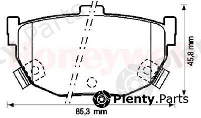  BENDIX part 572127B Brake Pad Set, disc brake