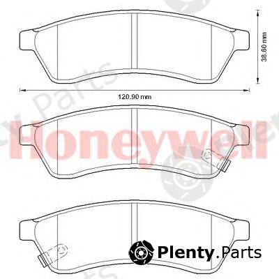  BENDIX part 572633B Brake Pad Set, disc brake