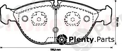  JURID part 571872J Brake Pad Set, disc brake