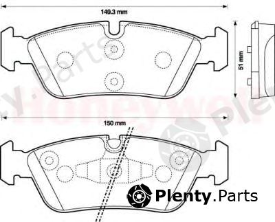  JURID part 573138J Brake Pad Set, disc brake