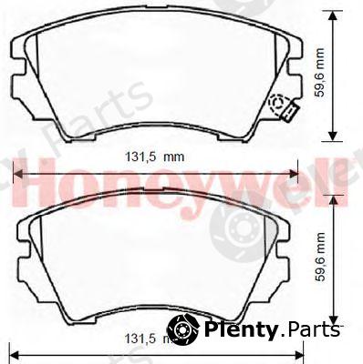  JURID part 573269J Brake Pad Set, disc brake