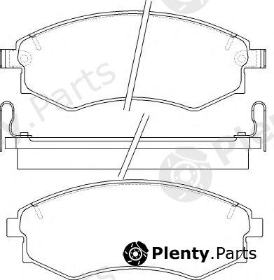  BREMBO part P15011 Brake Pad Set, disc brake