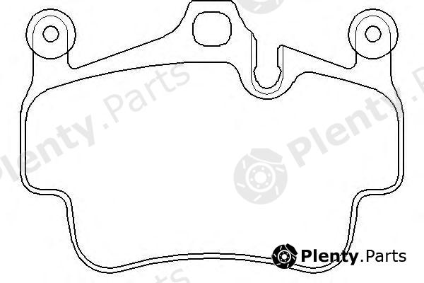  BREMBO part P65014 Brake Pad Set, disc brake