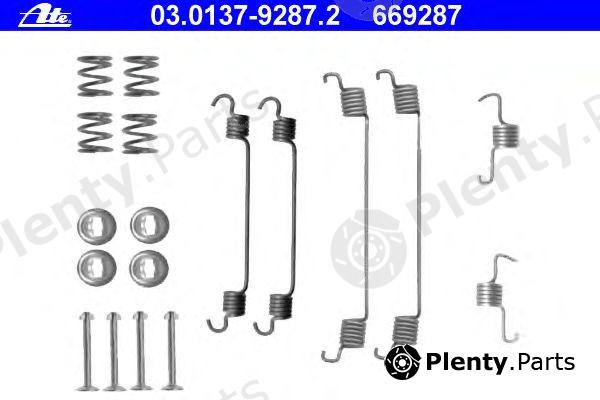  ATE part 03.0137-9287.2 (03013792872) Accessory Kit, brake shoes