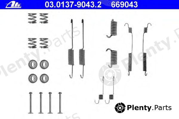  ATE part 03.0137-9043.2 (03013790432) Accessory Kit, brake shoes