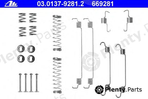 ATE part 03.0137-9281.2 (03013792812) Accessory Kit, brake shoes
