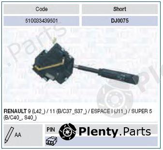  MAGNETI MARELLI part 510033439501 Steering Column Switch