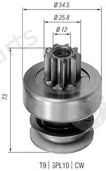  MAGNETI MARELLI part 940113020085 Pinion, starter