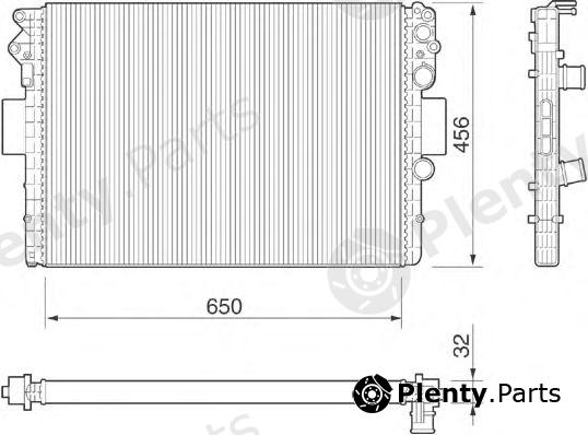  MAGNETI MARELLI part 350213182000 Radiator, engine cooling