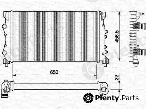  MAGNETI MARELLI part 350213380000 Radiator, engine cooling