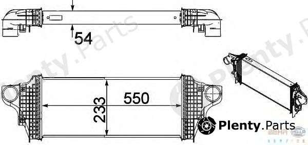  BEHR part 8ML376754-611 (8ML376754611) Intercooler, charger