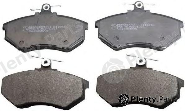  DENCKERMANN part B110036 Brake Pad Set, disc brake