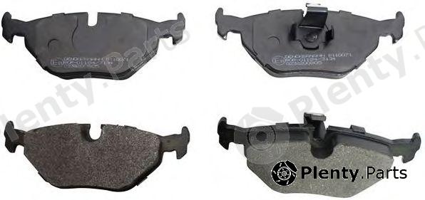  DENCKERMANN part B110071 Brake Pad Set, disc brake
