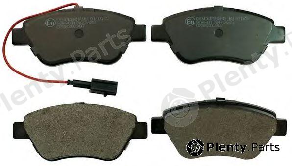  DENCKERMANN part B110185 Brake Pad Set, disc brake