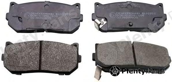  DENCKERMANN part B110353 Brake Pad Set, disc brake