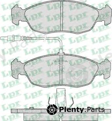  LPR part 05P450 Brake Pad Set, disc brake