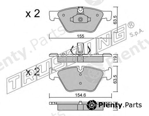  TRUSTING part 935.0 (9350) Brake Pad Set, disc brake