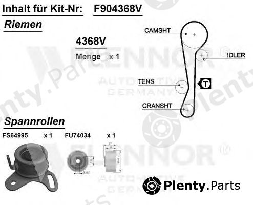  FLENNOR part F904368V Timing Belt Kit