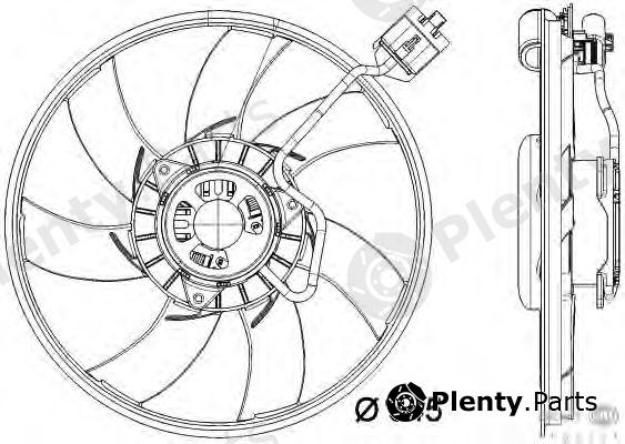  BEHR part 8EW351041-791 (8EW351041791) Fan, radiator