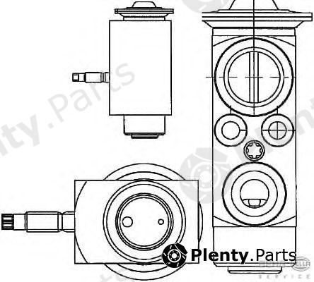  BEHR part 8UW351234-401 (8UW351234401) Expansion Valve, air conditioning