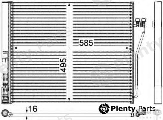  BEHR part 8FC351309-151 (8FC351309151) Condenser, air conditioning