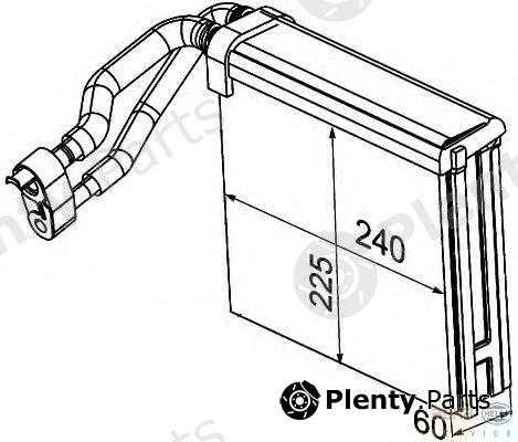  BEHR part 8FV351330-721 (8FV351330721) Evaporator, air conditioning
