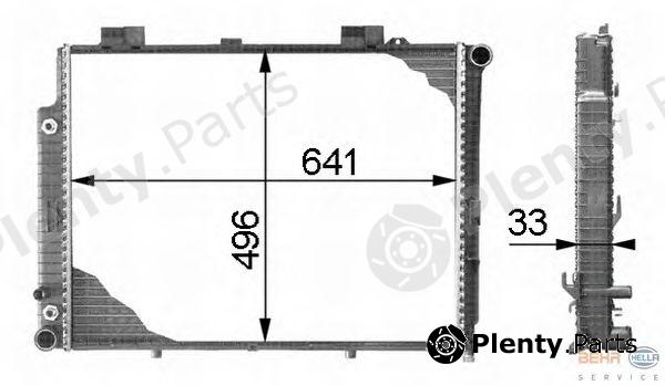  BEHR part 8MK376712-754 (8MK376712754) Radiator, engine cooling