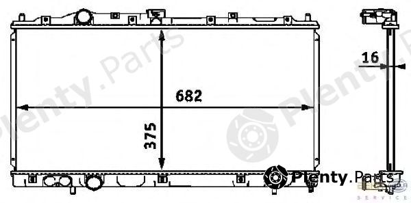  BEHR part 8MK376718-411 (8MK376718411) Radiator, engine cooling