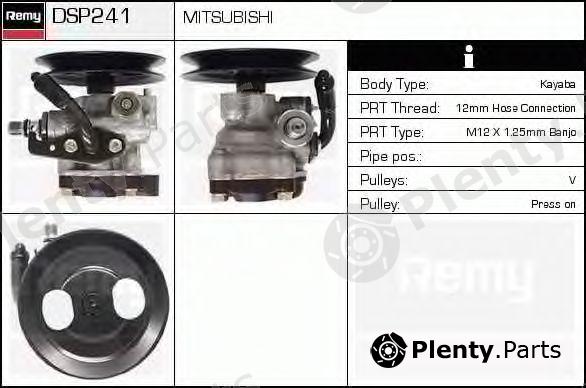  DELCO REMY part DSP241 Hydraulic Pump, steering system