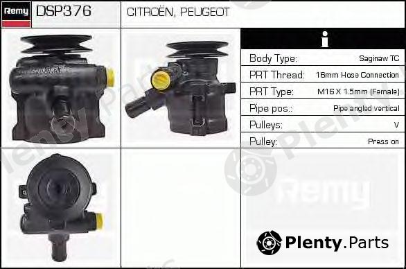  DELCO REMY part DSP376 Hydraulic Pump, steering system