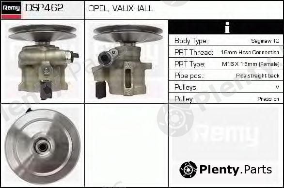  DELCO REMY part DSP462 Hydraulic Pump, steering system